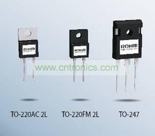 圖1:羅姆第二代SiC肖特基勢壘二極管“SCS210AG/AM”