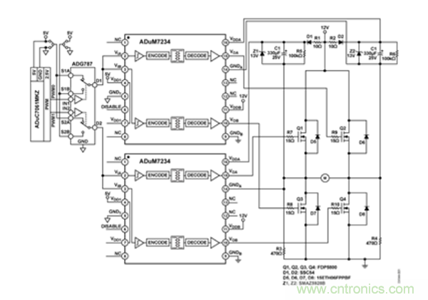 實(shí)驗室電路系列：隔離全橋驅(qū)動電路