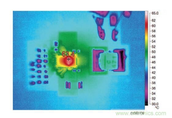 高效率、15V 軌至軌輸出同步降壓型穩壓器能提供或吸收 5A